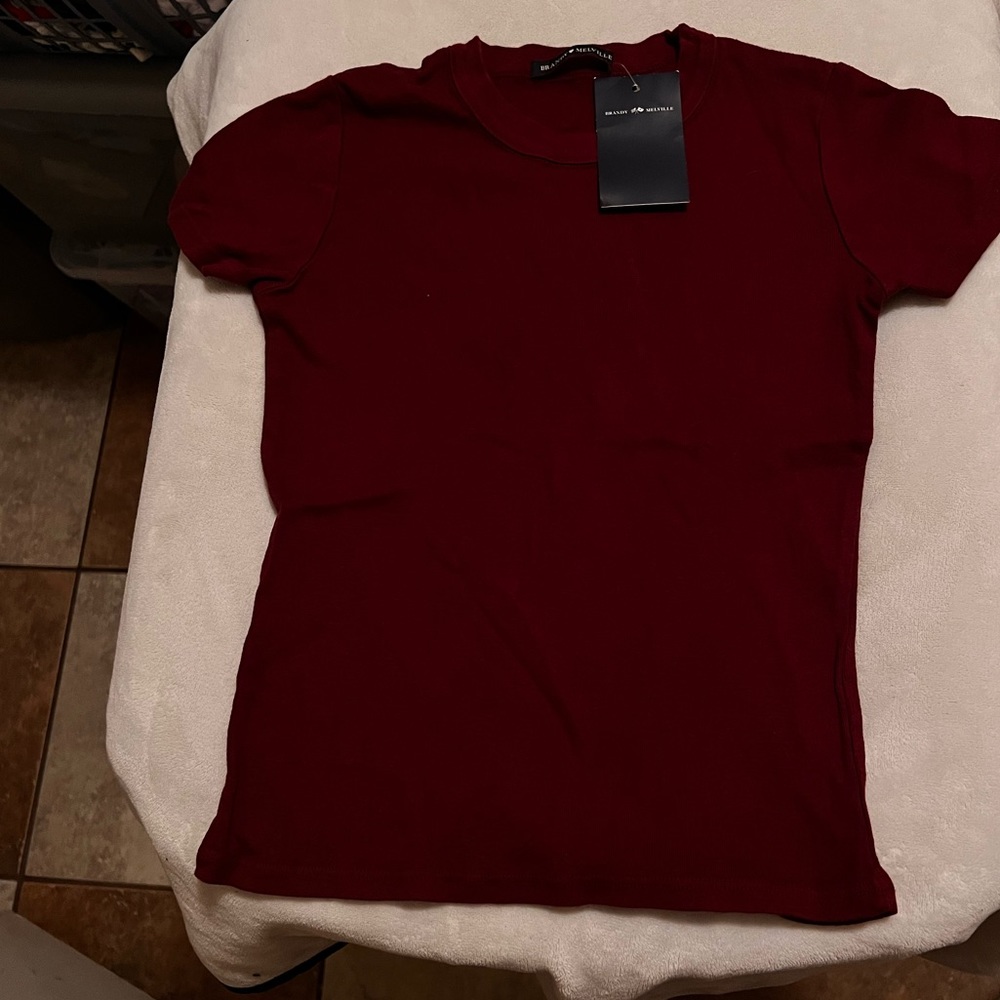 Brandy Melville  “Maroon Tee”
